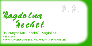 magdolna hechtl business card